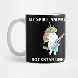 Rockstar Unicorn Spirit Animal Mug